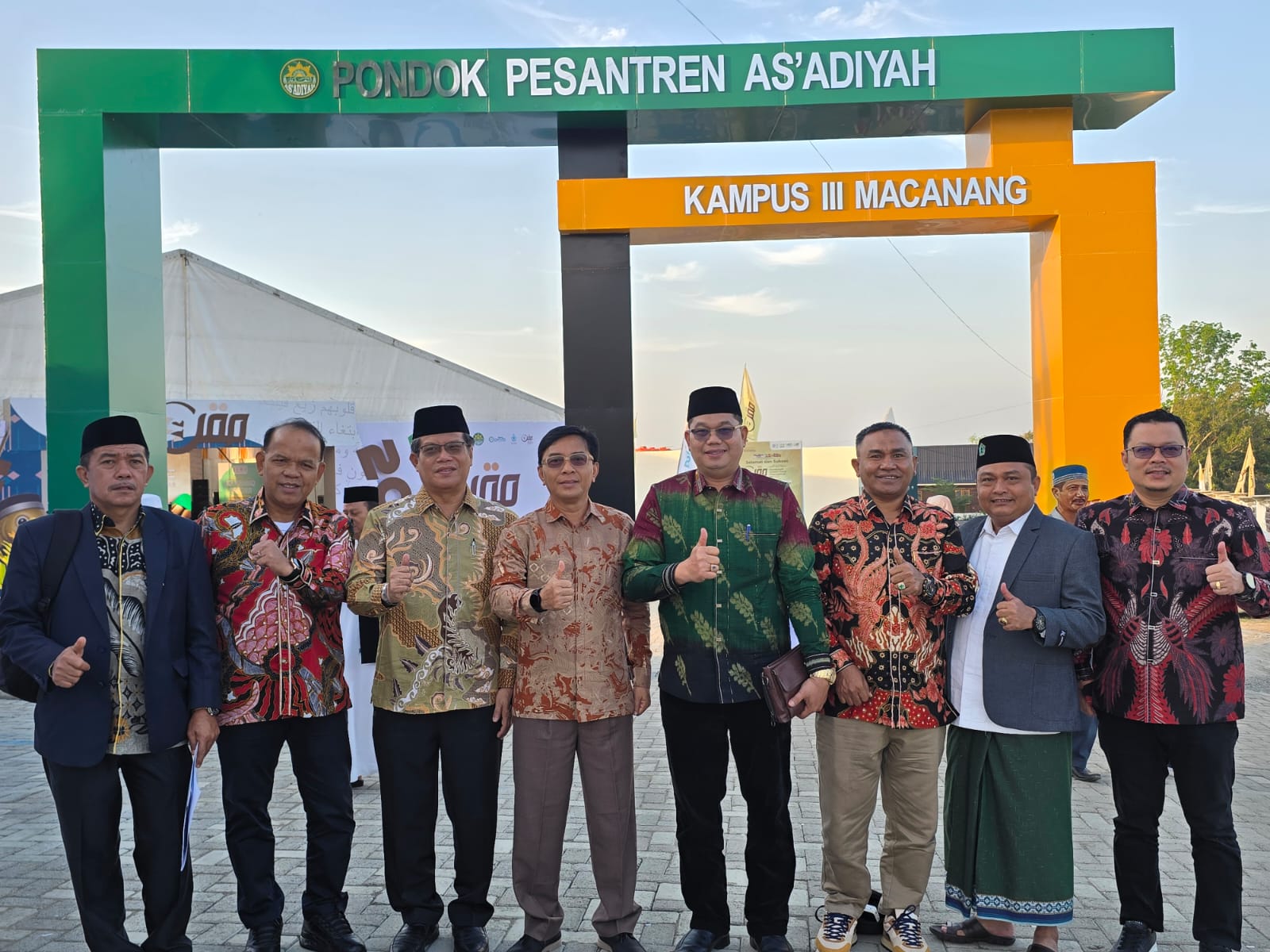 Kepala Kemenag Solok Selatan Fitriyoni, SH., MH saat mengikuti MQK International di Kabupaten Wajo, Provinsi Sulawesi Selatan.