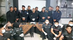 Kepala Rutan Kelas IIB Padangpanjang Torkis Freddy Siregar usai penggeledahan Blok Hunian WBP Rutan Padangpanjang.