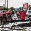 Angin Kencang Landa Kota Solok, Atap Beterbangan dan Papan Reklame Tumbang