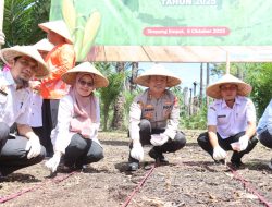 Kapolres Pasaman Barat Gelar Penanaman Jagung Serentak Kuartal IV