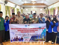 Dilepas Bupati, Empat Mahasiswa STAI YAPTIP Magang ke Malaysia