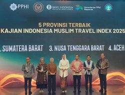 Sumbar Raih Peringkat Kedua Wisata Ramah Muslim