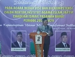 Tiga Calon Rektor Institut Agam Islam YAPTIP Bedah Visi dan Misi