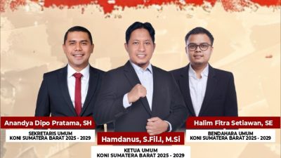 Pimpinan KONI Sumbar Tegaskan Komitmen: Bonus Rp9 Miliar Jadi Bukti Janji kepada Atlet