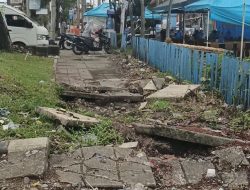 Trotoar Depan RS Jantung dan Transmart Memprihatinkan, Ancaman Nyata bagi Keselamatan Pejalan Kaki