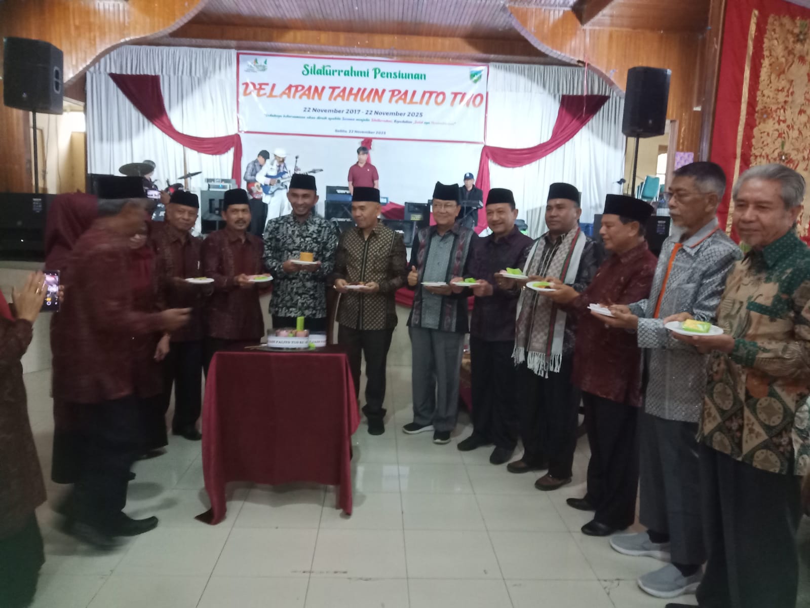 Kemeriahan peringatan delapan tahun Palito Tuo Padangpanjang yang dilaksanakan di Gedung M Syafei Padangpanjang, Sabtu (22/11/2025).