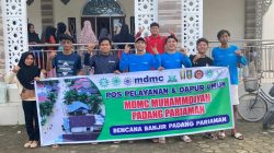 Posko Terpadu dan Dapur Umum MDMC Muhammadiyah Padangpariaman untuk korban banjir dan longsor