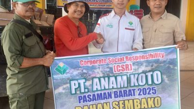Estate Maneger PT. Anam Koto Herry Susanto didampingi Wa Koord PamPaisal ke Pemerintah Kabupaten Pasaman Barat, Sabtu (29/11/2025).