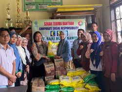 PT. SBS Salurkan CSR Bantu Korban Terdampak Bencana