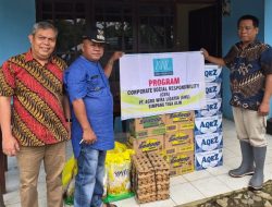 PT AWL Serahkan Bantuan Sembako di Gunung Tuleh