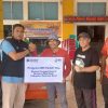 BRI Cabang Simpang Empat Salurkan Bantuan Paket Sembako