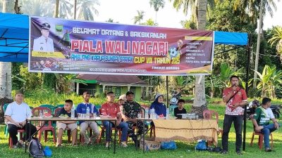 Nagari Ambuang Kapua Gelar Liga Sepakbola Wali Nagari Cup