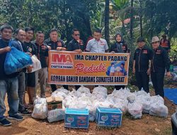 IMA Chapter Padang Salurkan Bantuan Sembako dan Makanan Siap Saji