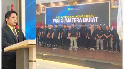 Hamdanus Lantik Pengurus PASI Sumbar, Tegaskan Profesionalisme dan Fokus Porprov 2026