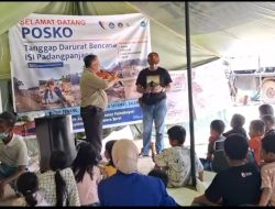 Puisi Sulaiman Juned Kuatkan Anak-anak di Posko Pengungsian