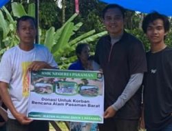 SMKN 1 Pasaman Salurkan Bantuan Sembako untuk Siswa Terdampak Bencana