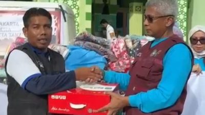 Kabid Sosial dan Penanggulangan Bencana IPPAT dan INI Sumbar Jayat, SH., M.Kn bersama Ketua dan rombongan kembali menyalurkan bantuan kepada korban bencana Muaro Pingai, Solok.