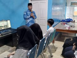 Ketua DPD PAN Kota Padangpanjang Mardiansyah, S.Kom saat menyampaikan sambutan.