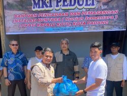 MKI Peduli Dukung Instalasi Listrik Huntara