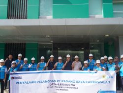 Penghujung Tahun 2025, PLN UID Sumatera Barat Sambut Tahun Baru 2026 dengan Penyalaan Listrik PT Padang Raya Cakrawala