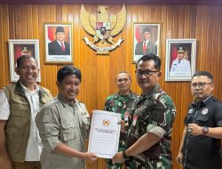 Danlanud Sutan Sjahrir Perkuat Sinergi Olahraga Dirgantara Jelang Porprov XVI 2026 lewat Kunjungan ke KONI Sumbar