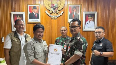 Danlanud Sutan Sjahrir Perkuat Sinergi Olahraga Dirgantara Jelang Porprov XVI 2026 lewat Kunjungan ke KONI Sumbar