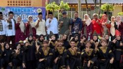 Kegiatan launching ekstrakurikuler Silat Tradisi di SMAN 1 Pasaman, Sabtu (24/01/2026).