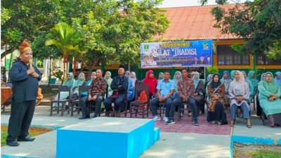 Kepala SMAN 1 Luhak Nan Duo Syafrudin, S.Pd saat launching Silat Tradisi di SMAN 1 Luhak Nan Duo, Sabtu (24/01/2026).