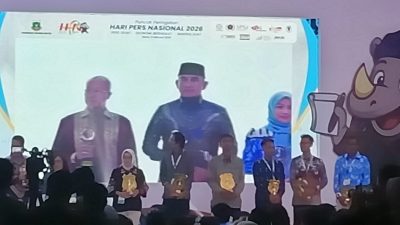 Sengaja Budi Syukur Toreh Sejarah, Terima PWI Award Peduli Olahraga di Puncak HPN 2026