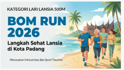 BOM Run 2026 Hadirkan Terobosan Kategori Lansia 500 Meter, Target 6.000 Peserta