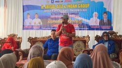 Penyaluran bantuan beras H. Arisal Aziz di Kota Payakumbuh, Selasa (10/03/2026)