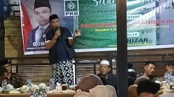 Anggota DPRD Sumbar Donizar saat Sosialiasi Perda Nomor 8 Tahun 2019 tentang Kesejahteraan Sosial di Pasaman Barat, Sabtu (14/03/2026).