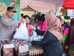 Jelang Lebaran, Polres Pasaman Barat Gelar Gerakan Pangan Pasar Murah