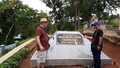 Leendert Kranendong warga Belanda di Perancis yang ikut sebagai peserta lomba menulis Tokoh dan Pejuang dalam Catatan Sejarah Global di Sawahlunto