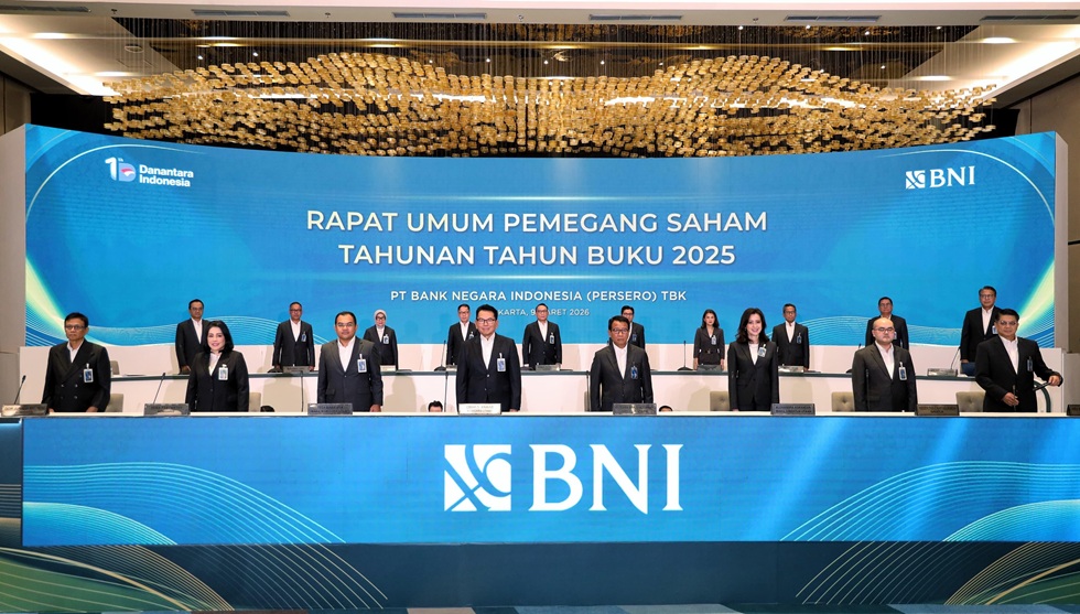 Rapat Umum Pemegang Saham Tahunan (RUPST) BNI Tahun Buku 2025, Senin (09/03/2026).
