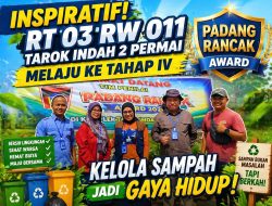 Wujudkan Lingkungan Berkelanjutan, RT 03 RW 011 Tarok Indah 2 Permai Melaju ke Tahap IV Padang Rancak Award 2026