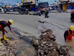 Dua Pipa Bocor, Petugas Cepat Tanggap