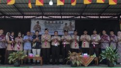 Pembukaan Lomba Pramuka Tingkat Penggalang SMP/MtS yang dilaksanakan SMKN 1 Pasaman, Sabtu (18/04/2026).