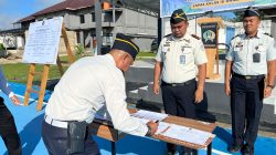 Penandatanganan komitmen bersama pegawai Lapas Kelas III Dharmasraya, Rabu (21/04/2026)