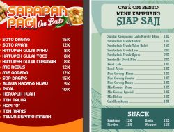 Tidak Sekadar Kopi, Kopi Om Ben_to juga Sediakan Sarapan Pagi
