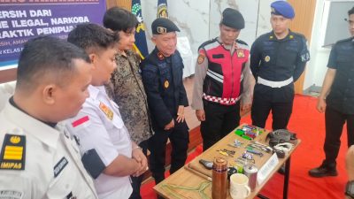Hasil razia yang dilaksanakan Rutan Kelas IIB Padangpanjang dan Deklarasi Bersih Halinar, Jum'at (08/05/2026).