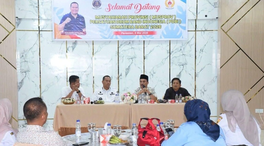 Kegiatan Musorprov PPDI Sumbar yang memilih Yota Balad secara aklamasi, Rabu (06/05/2026).