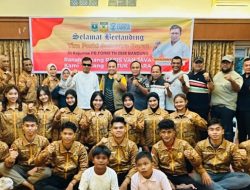 Khairuddin Simanjuntak Lepas Atlet FORKI Ikuti Kejurnas di Bandung