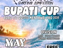 Mentawai Gelar Kompetisi Surfing “Bupati Cup” Road to WSL QS 6000