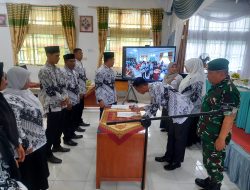 Pengurus PGRI Cabang Sungai Pagu Tandatangani Fakta Integritas