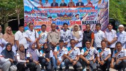 Foto bersama usai pembukaan O2SN SMA dan SMK Tingkat Pasaman Barat di SMAN Pasaman, Rabu (20/05/2026).