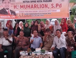 Reses di Dadok Tunggul Hitam, Muharlion Serap Aspirasi Warga Soal Banjir hingga Infrastruktur