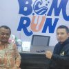Arnedi Yarmen Sambangi Posko BOM Run, Dorong UMKM, Pariwisata dan Dukungan Pemko Padang