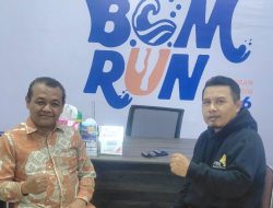 Arnedi Yarmen Sambangi Posko BOM Run, Dorong UMKM, Pariwisata dan Dukungan Pemko Padang