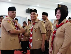Wali Kota Lantik Nasrul,SH.,M.Si Sebagai Ketua Kwarcab Pramuka Padangpanjang